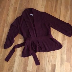 NY&Co sweater blazer with tie